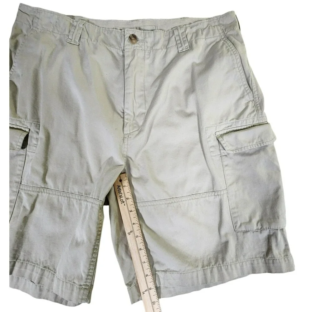 Polo Ralph Lauren Relaxed Fit Cargo Shorts Men's Size 36 Beige Cotton